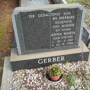 GERBER Anna Maria nee VICTOR 1921-1984