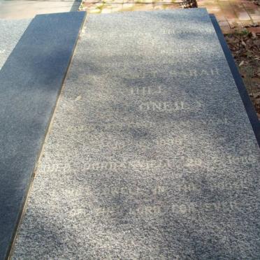 HILL Margaret Sarah born O'NIEL 1895-1989
