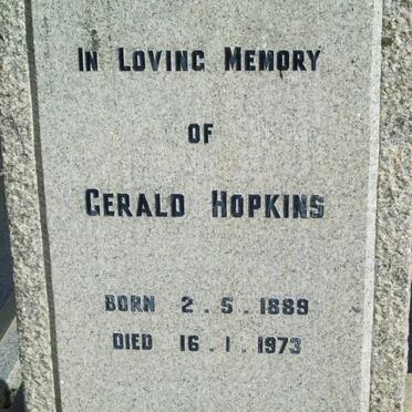 HOPKINS Gerald 1889-1973