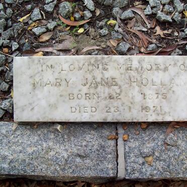 HOLLAND Mary Jane 1875-1971