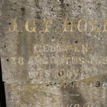 HOLM J.G.F. 1837-1908