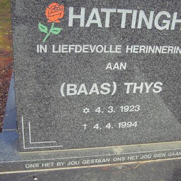 HATTINGH Thys 1923-1994