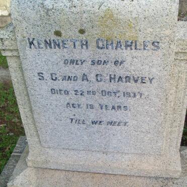 HARVEY Kenneth Charles -1937