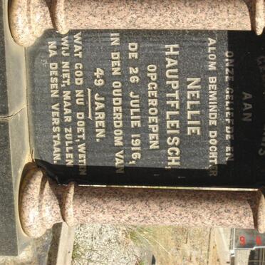 HAUPTFLEISCH Nellie -1916