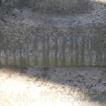 HANF Friedrich August ??-1901 :: HANF Ernst August Waldemar 1896-1933