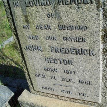 HECTOR John Frederick 1877-1951