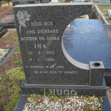 HUGO Ina 1912-1986