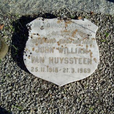HUYSTEEN John William, van 1918-1969