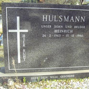 HüLSMANN Heinrich 1963-1980