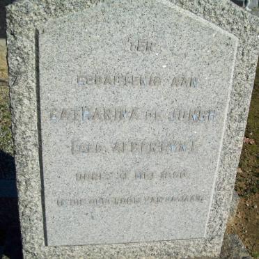 JONGH Catharina, de nee ALBERTYN -1950
