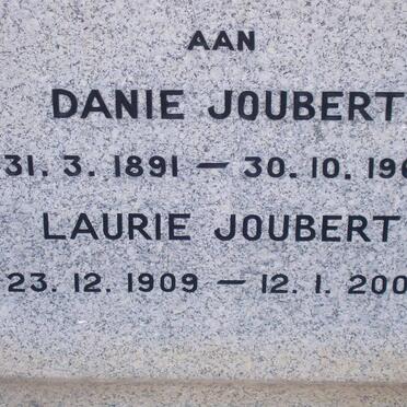 JOUBERT Danie 1891-1963 :: JOUBERT Laurie 1909-2003