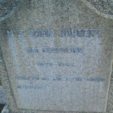 JOUBERT M.S. Conin nee NEETHLING 1857-1944