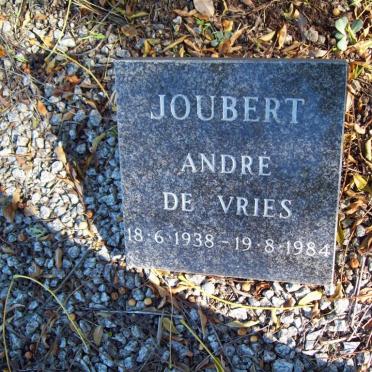 JOUBERT Andre de Vries 1938-1984