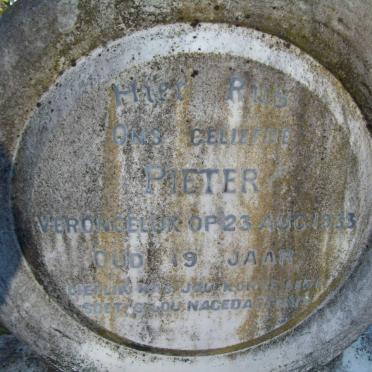 JOUBERT Pieter -1933