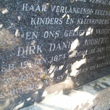 JOUBERT Dirk Daniel 1874-1955 &amp; Elizabeth Maria Gertruida LOUW 1873-1945