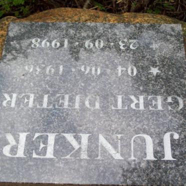 JUNKER Gert Dieter 1936-1998