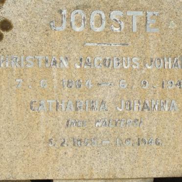 JOOSTE vanne