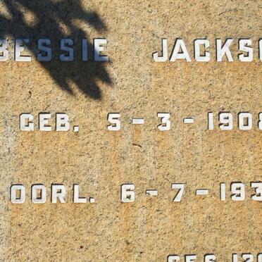 JACKSON Bessie 1908-1932