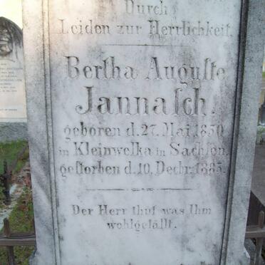 JANNALCH Bertha Augulte 1830-1885
