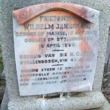 JANNASCH Friedrich Wilhelm 1853-1930 :: JANNALCH Bertha Augulte 1830-1885