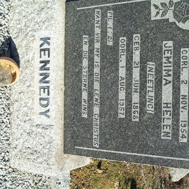 KENNEDY Albert E.K. 1865-1954 &amp; Jemima Helen 1868-1957