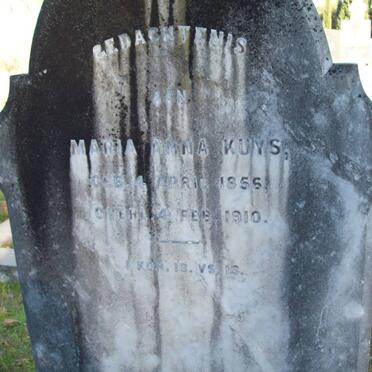 KUYS Maria Anna 1855-1910