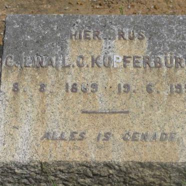 KUPFERBURGER G. L.C. 1869-1957