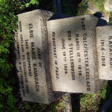 KAVANAH Brian Grattan 1914-1918 :: KAVANAGH ? 1878-1928