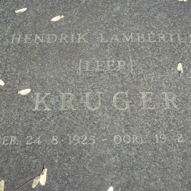 KRUGER Hendrik Lambertus 1925-1978