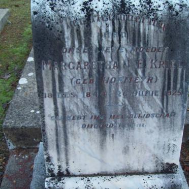 KRIEL Margaretha L.E. nee HOFMEYR 1844-1925
