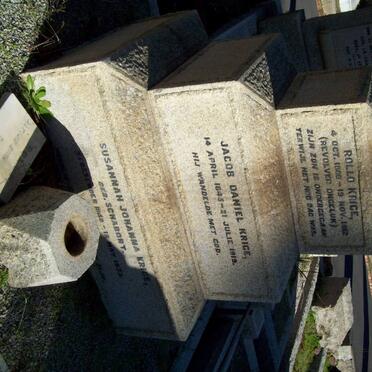 KRIGE Jacob Daniel 1845-1919 &amp; Susanna Johanna SCHABORT 1848-1933 :: KRIGE Rollo 1888-1912