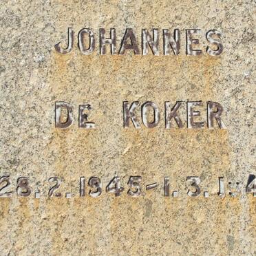 KOKER Johannes, de 1945-1945