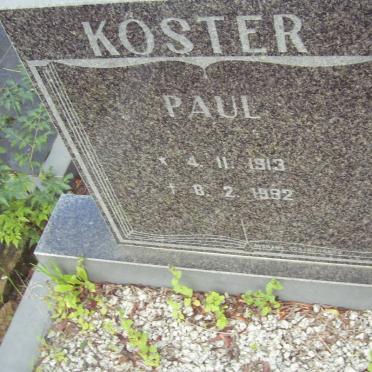 KOSTER Paul 1913-1992