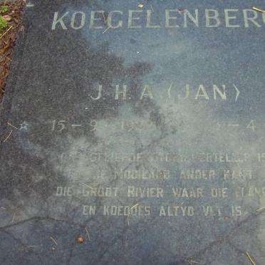 KOEGELENBERG J.H.A. 1922-1996