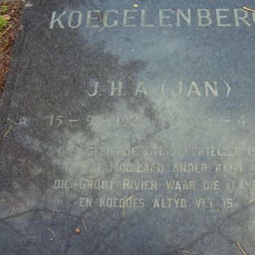 KOEGELENBERG J.H.A. 1922-1996