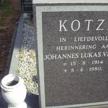 KOTZE Johannes Lukas Visser 1914-1980