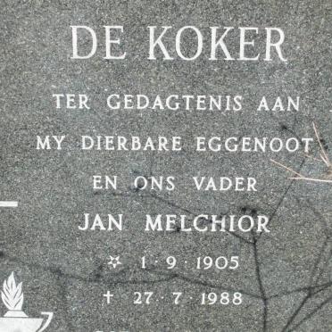 KOKER Jan Melchior, de 1905-1988