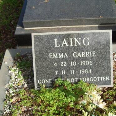 LAING Emma Carrie 1906-1984
