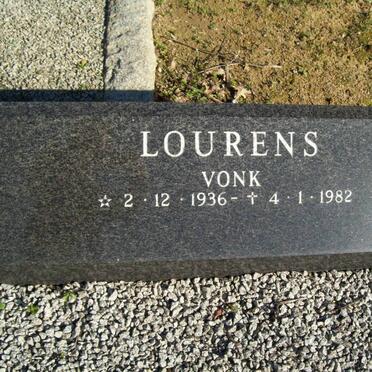 LOURENS Vonk 1936-1982