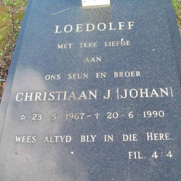LOEDOLFF Christiaan J. 1967-1990