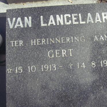 LANGELAAR Gert, van 1913-1981