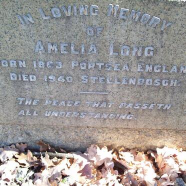 LONG Amelia 1863-1940