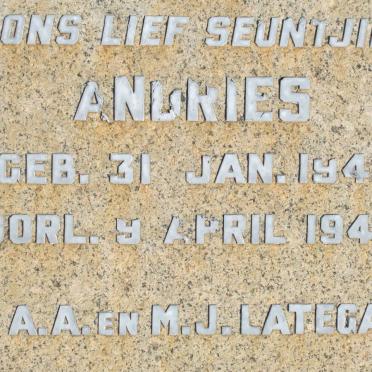 LATEGAN Andries 1945-1945