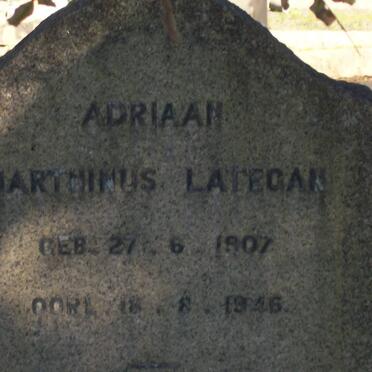 LATEGAN Adriaan Marthinus 1907-1946