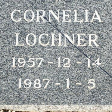 LOCHNER Cornelia 1957-1987