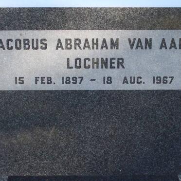 LOCHNER Jacobus Abraham, van 1897-1967