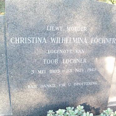 LOCHNER Christina Wilhelmina 1885-1962