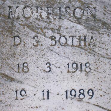 MORRISON D.S. Botha 1918-1989