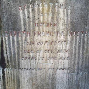 MOSTERT Elizabeth Francina 1824-1919