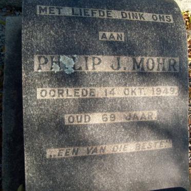 MOHR Philip J. -1949